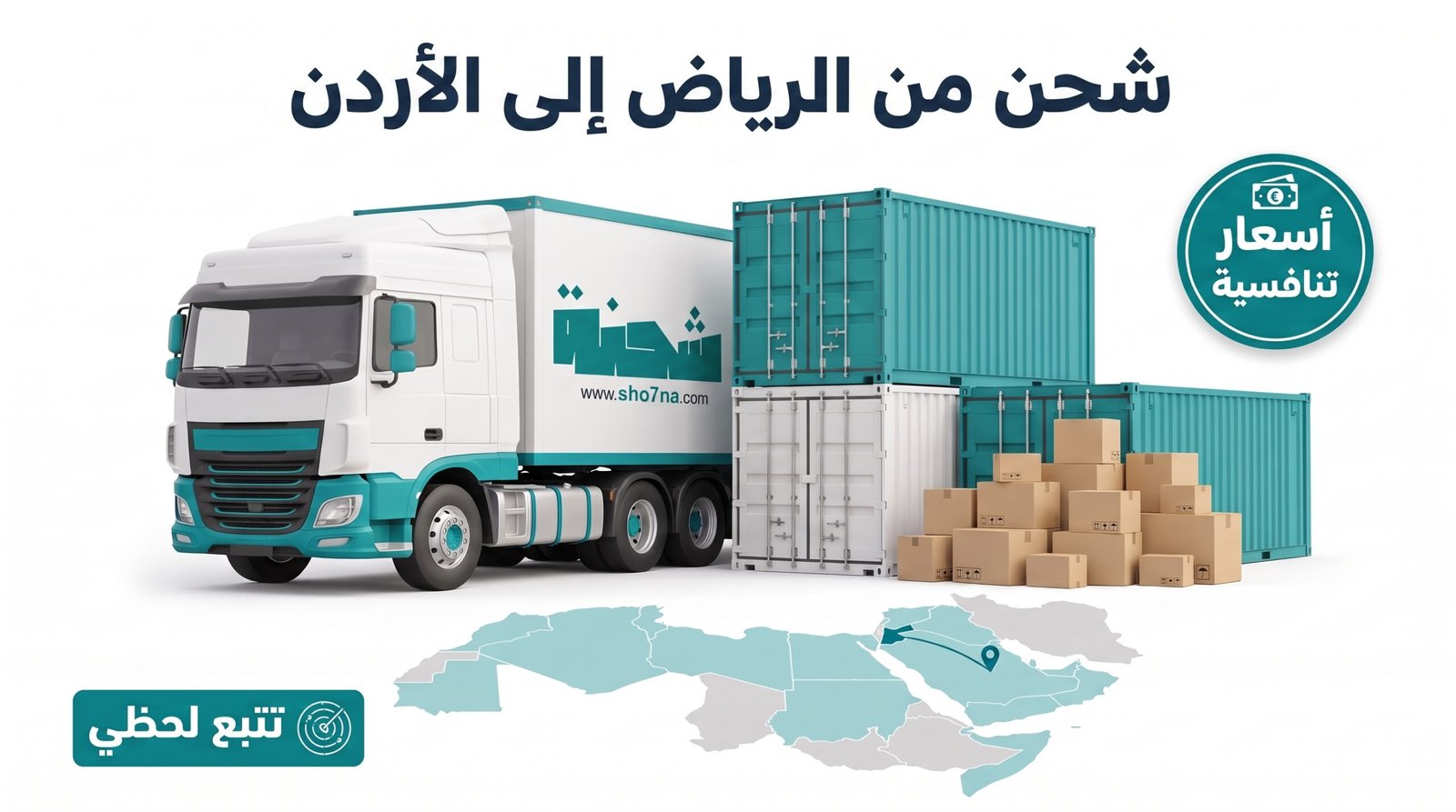 شحن من الرياض إلى الأردن 1 شحن من الرياض إلى الأردن