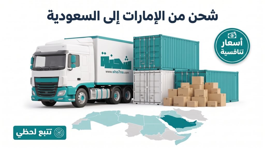 شحن من الإمارات إلى السعودية 1 شحن من الإمارات إلى السعودية